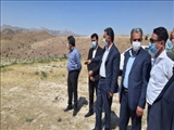 بازدید فرماندار پردیس از محل پیشنهادی احداث آرامستان در شهرستان
