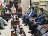  دیدار مسئولان انتظامی شهرستان پردیس با فرماندار به مناسبت هفته دولت 