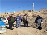 بازدید مشترک بخشدار و رئیس جهاد کشاورزی شهرستان از روستاهای بخش مرکزی 