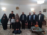  دیدار فرماندار پردیس با همسر شهید بزرگوار برغمدی 