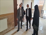  بازدید فرماندار پردیس از یک مدرسه در حال احداث شهر بومهن 