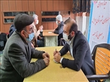  دیدار مردمی فرماندار پردیس در مصلی نماز جمعه 