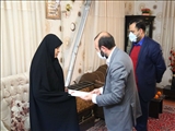  دیدار فرماندار پردیس با خانواده معظم شهید محمد نوری 
