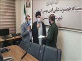 به مناسبت اعیاد شعبانیه و روز پاسدار انجام گرفت: دیدار مسئولان پردیس با فرمانده ناحیه مقاومت بسیج شهرستان