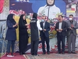 تجلیل از بانوی المپیکی شهرستان پردیس 