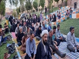 برگزاری آئین پرفیض و روح بخش دعای عرفه امام حسین (ع) در گلزار شهدای گمنام شهر سعید آباد جاجرود