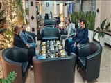 دیدار فرماندار پردیس با مدیر عامل بانک قرض الحسنه مهر ایران