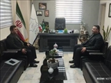دیدار رئیس بنیاد شهید و امور ایثارگران شهرستان پردیس با بخشدار بومهن