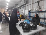 بازدید مشترک از واحد تولیدی کلاه ایمنی به مناسبت روز کارگر در پردیس