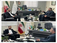دیدار رئیس اداره بازرسی فرمانداری با بخشدار بومهن