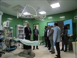 بررسی وضعیت بیمارستان۶۴ تخت خوابی پردیسان با حضور فرماندار