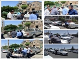 برپایی ایستگاه صلواتی در مقابل بخشداری پردیس به مناسبت سالگرد ارتحال امام خمینی (ره)