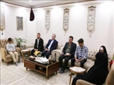 دیدار فرماندار پردیس با خانواده شهید القدس سردار حسین محمدی