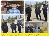 بازدید میدانی بخشدار جاجرود و رئیس اداره بازرسی فرمانداری پردیس از روستای سنجریان