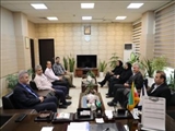 دیدار رئیس جهاد کشاورزی شهرستان پردیس با فرماندار