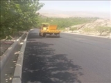 افتتاح آسفالت و جدول گذاری مسیر آرامستان دهستان گلخندان