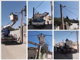 روشنایی کامل و ایمن روستای کرشت با لامپ‌های کم‌مصرف LED