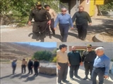 بازدید معاون عمرانی فرماندار از ایستگاه های خط انتقال آب شهر پردیس