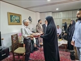 دیدار با خانواده شهید «حسین زبردست» در روستای اصطلک به مناسبت هفته دفاع مقدس