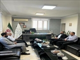 دیدار معاون عمرانی فرماندار با بخشدار بومهن