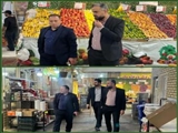 بازدید بخشدار بومهن از بازارچه غدیر