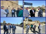 بازدید بخشدار بومهن به همراه مدیر اداره برق شهرستان پردیس از دهستان گلخندان