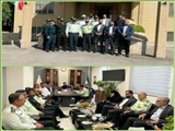 دیدار مسئولان انتظامی شهرستان پردیس با بخشدار بومهن