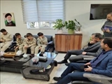 دیدار بخشدار بومهن با بسیجیان نوجوان بخش بومهن به مناسبت هفته بسیج
