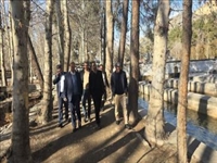 بازدید بخشدار جاجرود از مجموعه شیلات و بررسی مشکلات بهره‌برداران