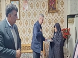دیدار فرماندار شهرستان پردیس با همسر گرانقدر شهید انقلاب آزادواری