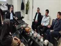 دیدار رئیس اداره ورزش و جوانان شهرستان پردیس با بخشدار بومهن