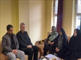 دیدار فرماندار و مسئولان بنیاد شهید استان تهران با خانواده شهید امیر حداد