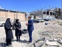 بازدید مشاور استاندار تهران و مدیر کل نظارت و صیانت از شهرهای استان تهران از بخش جاجرود