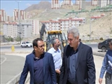 بازدید فرماندار پردیس از تقاطع غیر همسطح در حال احداث فاز 9