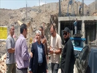 بازدید میدانی معاون هماهنگی امور فنی و عمرانی فرمانداری پردیس از ساخت‌وسازهای غیرمجاز در محدوده و حریم شهر