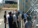 بازدید معاون عمرانی فرماندار از ایستگاه پمپاژ فاضلاب فاز ۸ پردیس