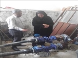 پیگیری میدانی بخشدار مرکزی پردیس برای رفع افت فشار آب روستای باغکمش