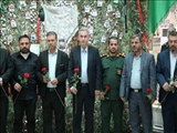تجدید میثاق مسئولان شهرستان پردیس با آرمان‌های شهدا و امام خمینی(ره) در نخستین روز هفته دولت