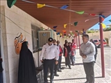 آموزش عملی ایمنی و مانور دانش‌آموزی در مجتمع آموزشی امام حسین(ع) کرشت