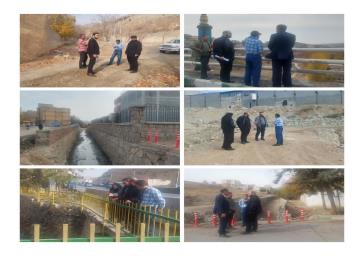 بررسی وضعیت انهار و مسیل های سطح شهرستان پردیس برای مدیریت سیلاب‌های احتمالی