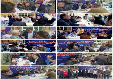 دیدار چهره‌به‌چهره مدیریت شهری بومهن با شهروندان در مسجد جامع اهل‌البیت (ع)