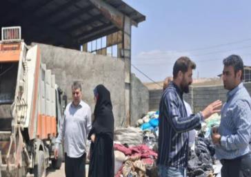 بازدید میدانی بخشدار مرکزی پردیس از محل دپوی پسماند و مخاز جمع‌آوری زباله با تأکید بر رعایت الزامات زیست‌محیطی